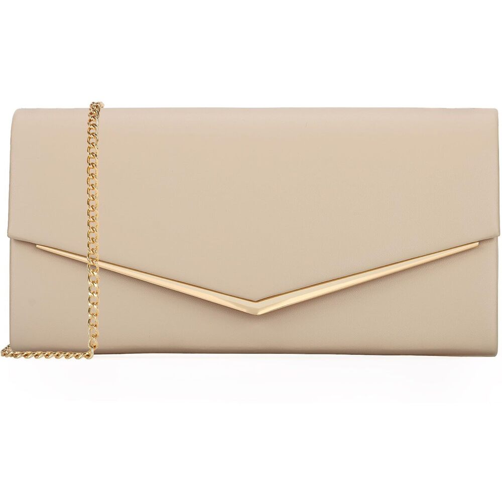 5251 ’s Evening Handbag Vegan Leather Envelope Clutch Classic Elegant Purse